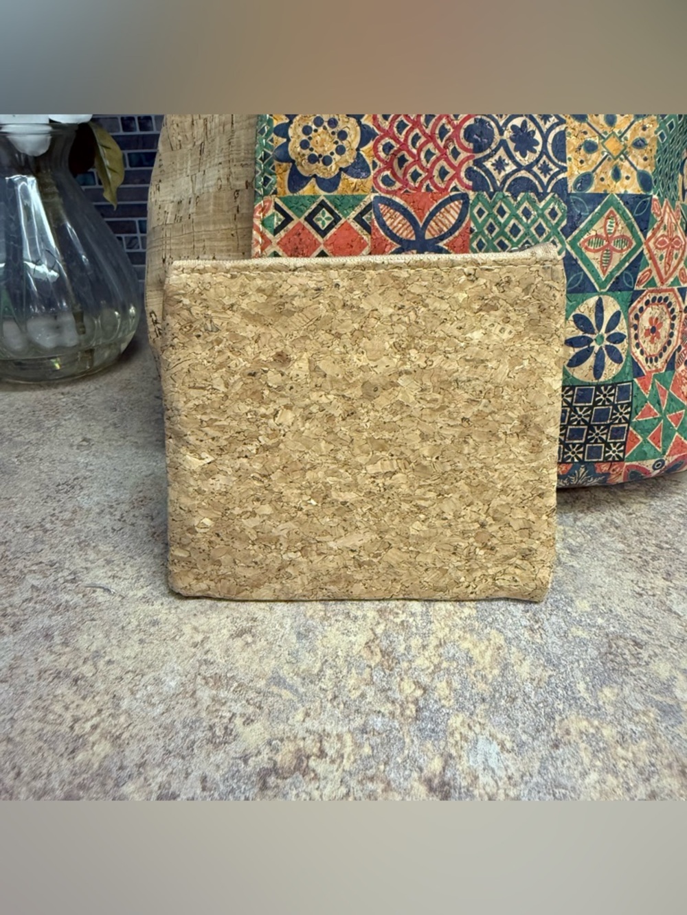 Portugal cork backpack and wallet - Picture 4 of 11
